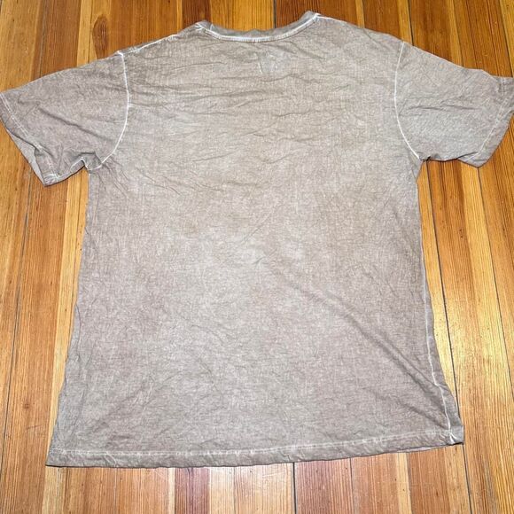 Vintage Biker Men's Tan and Brown T-shirt - Picture 2 of 3